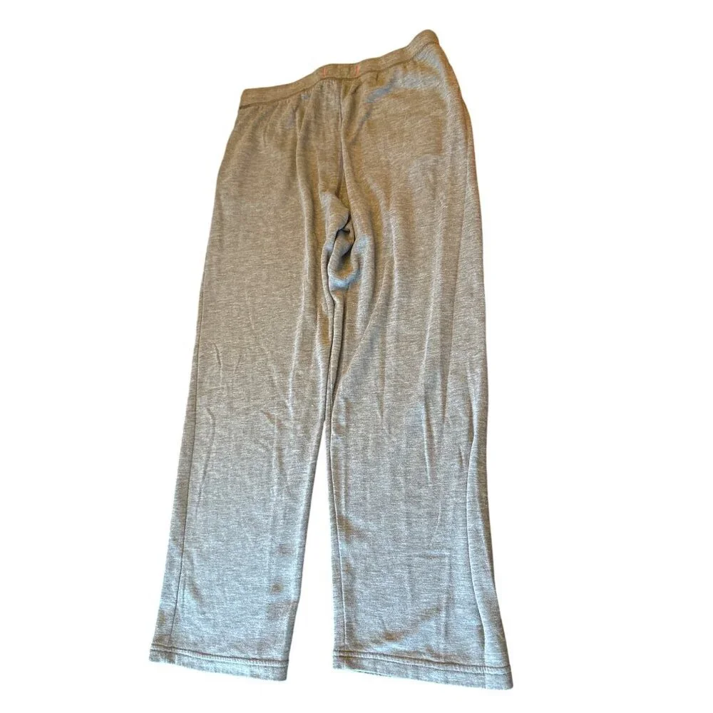 Tommy Bahama Mens Gray Lounge Pants Drawstring Waist & Pink Dolphin‎ Logo L/G